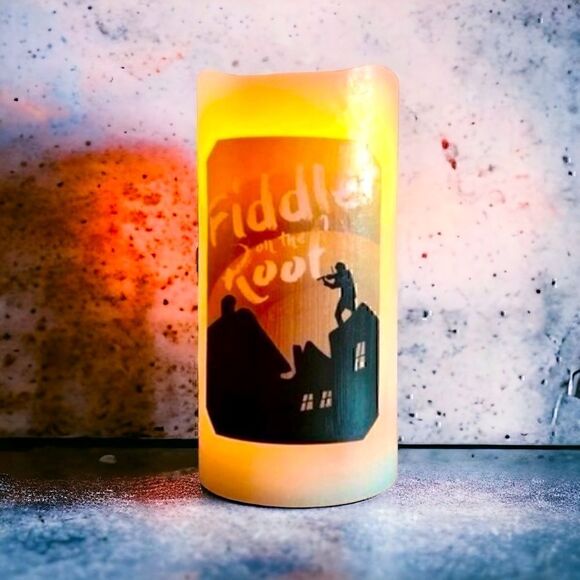 NWOT. Fidler on the Roof - Flameless Battery Operated Candle with Timer. - Picture 1 of 5